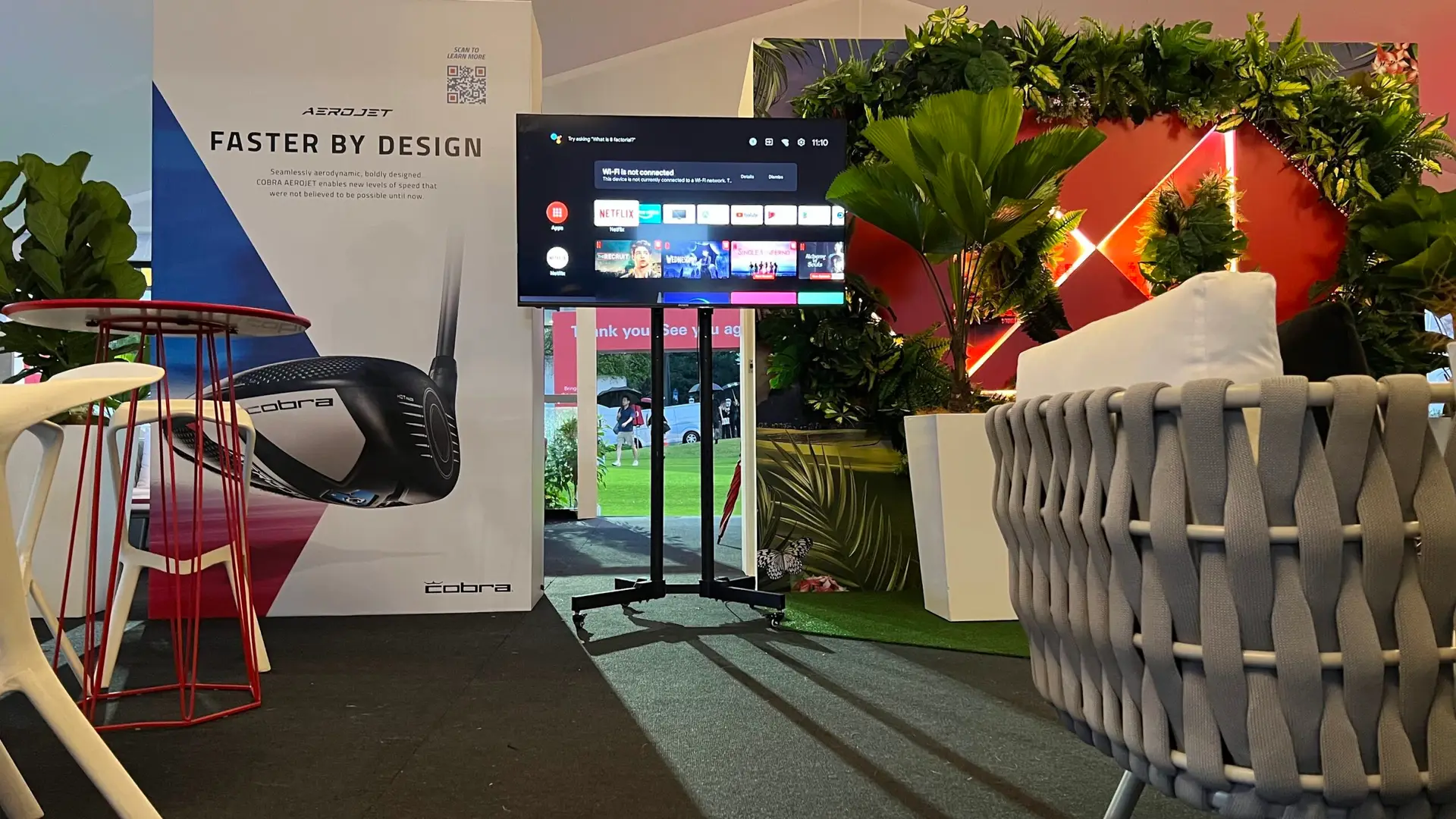 Rent 65 inch TV for trade show and events in singapore
