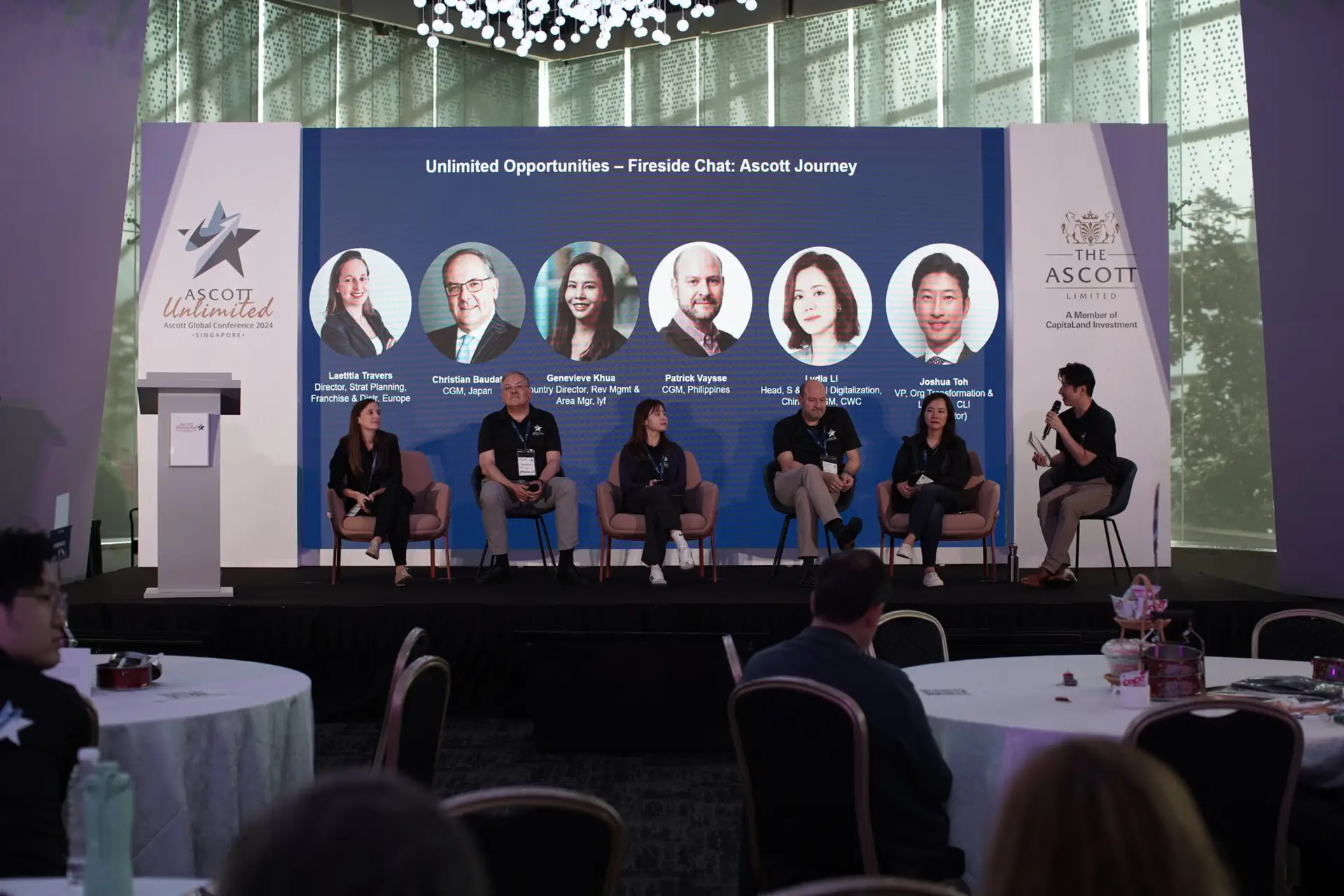 LED Wall as backdrop for Q&A sessions for corporate functions and summits.